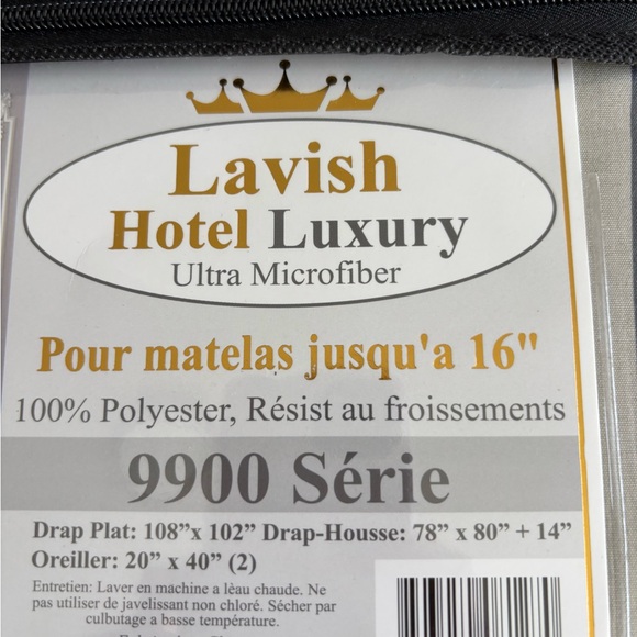 NWT bed sheets.  King size - Picture 3 of 4